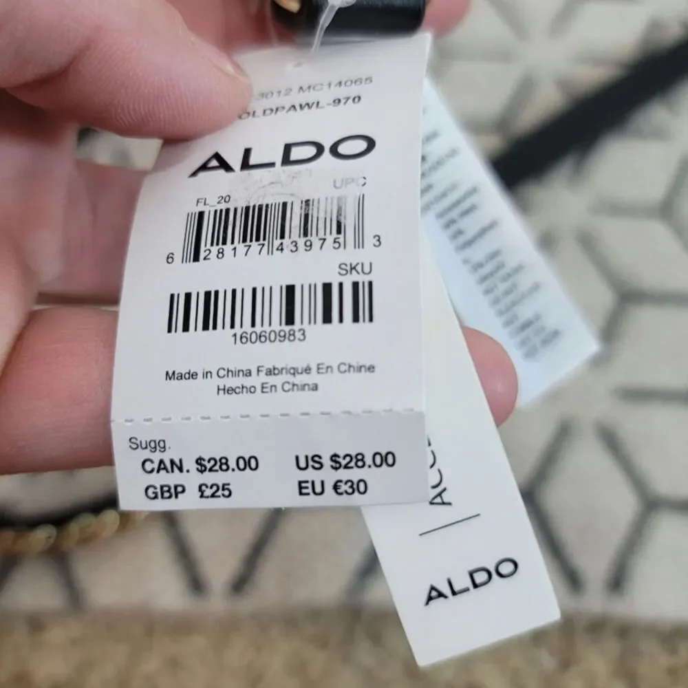 ALDO GOLD CHAIN PET 3FT LONG LEASH